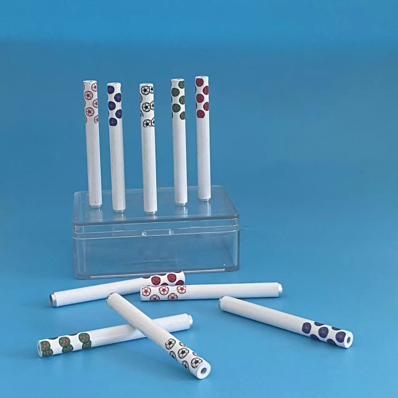 New Hot Funny Cigarette Bubble Toy With Bubble Liquid Metal Smoking Machine Outdoor Portable Party Small Gift image 2