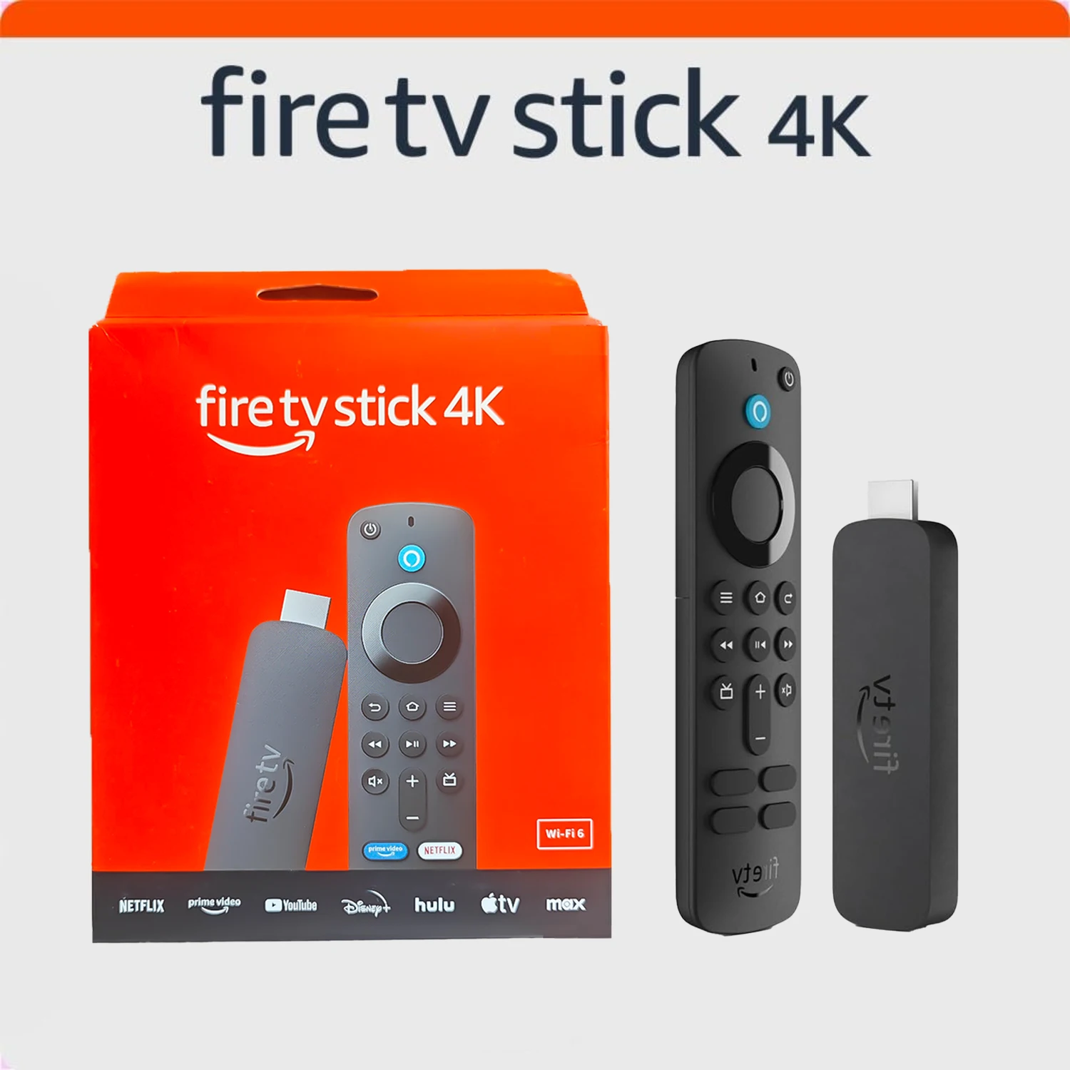 

All New Fire TV Stick 4K（2023）, Android TV, Netflix Smart TV Box, Alexa Voice Remote, Multi-language Support, Portable
