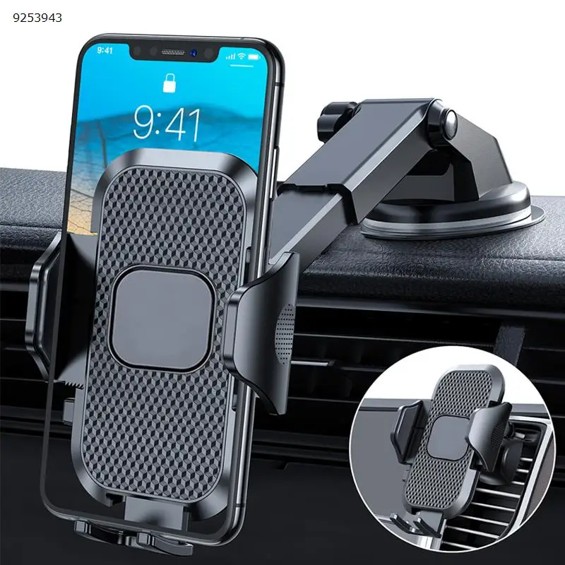 Universal Sturdy and Stable Long Arm Strong Suction Imitation Carbon Fiber Multifunctional Foldable Car Phone Holder