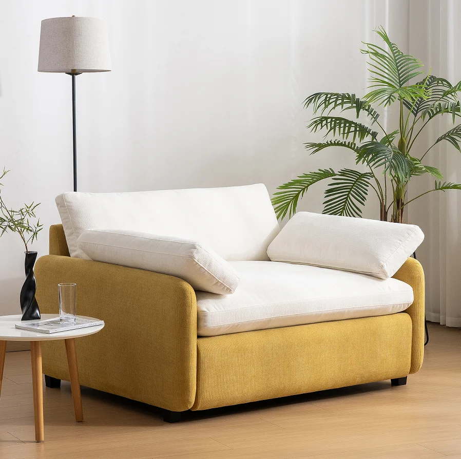 # Chenille Modern Sofa Chair Wide Deep Seat Accent Chair For Living Room & Hotel Use