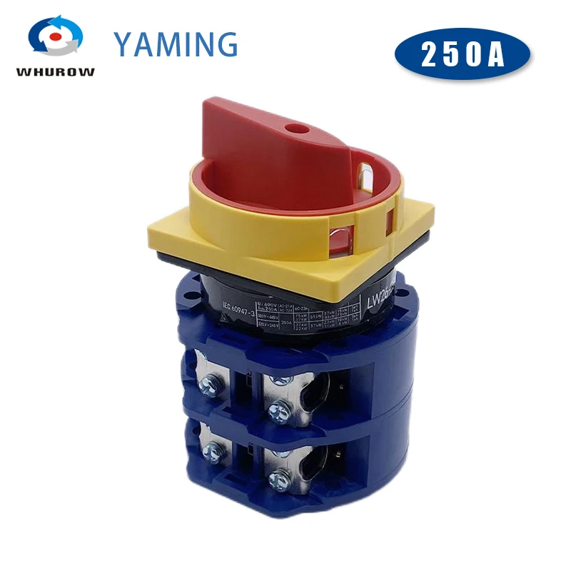 Imagem -04 - Power Cut-off Interruptor Isolador de Carga do Circuito de Controle de Controle Mestre 690v 250a Conversão Universal Lw26gs250