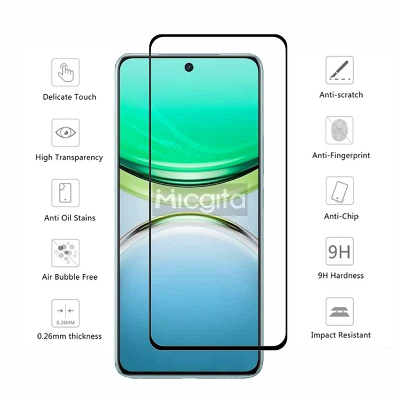 4in1 New Sale For VIVO Y300 Pro Tempered Glass film and Soft Fiber Camera film