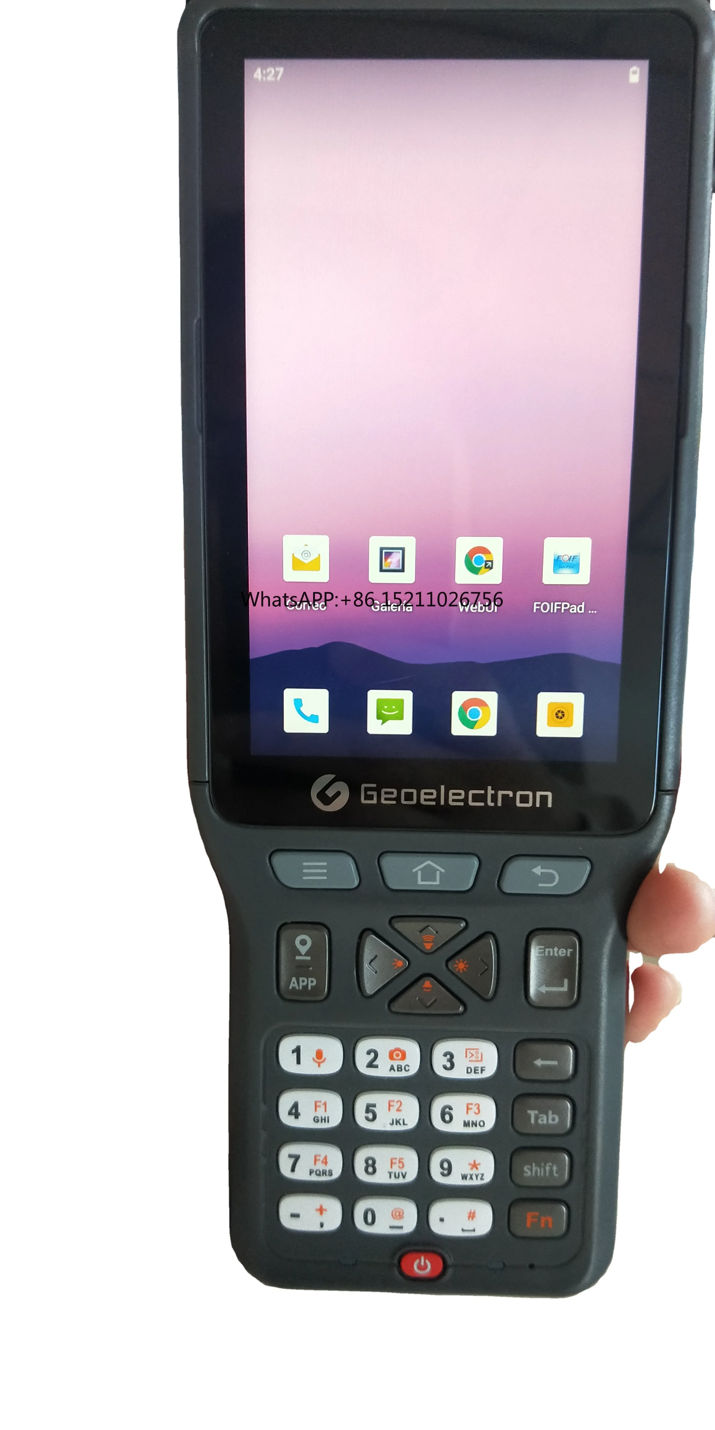 P9IV Android 11 IP67 Rugged GNSS Handheld Collector GPS BeiDou GLONASS 5.0 Inch 28-Key Type-C Surveying Equipment