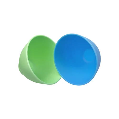 Imagen 2 del producto Cuenco para mezclar de silicona Flexible y colorido, espátula de yeso mezclada Dental, Material para laboratorio de dentista, tazones de cuero medianos de goma suave