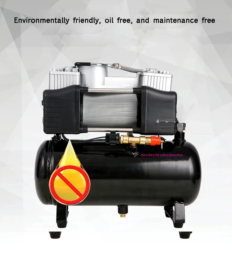 

2.5L/4L/6L Portable Oil-free Silent Air Pump Mini Car Tire Inflator Pump Air Reservoir for Car Painting Small Air Compressor