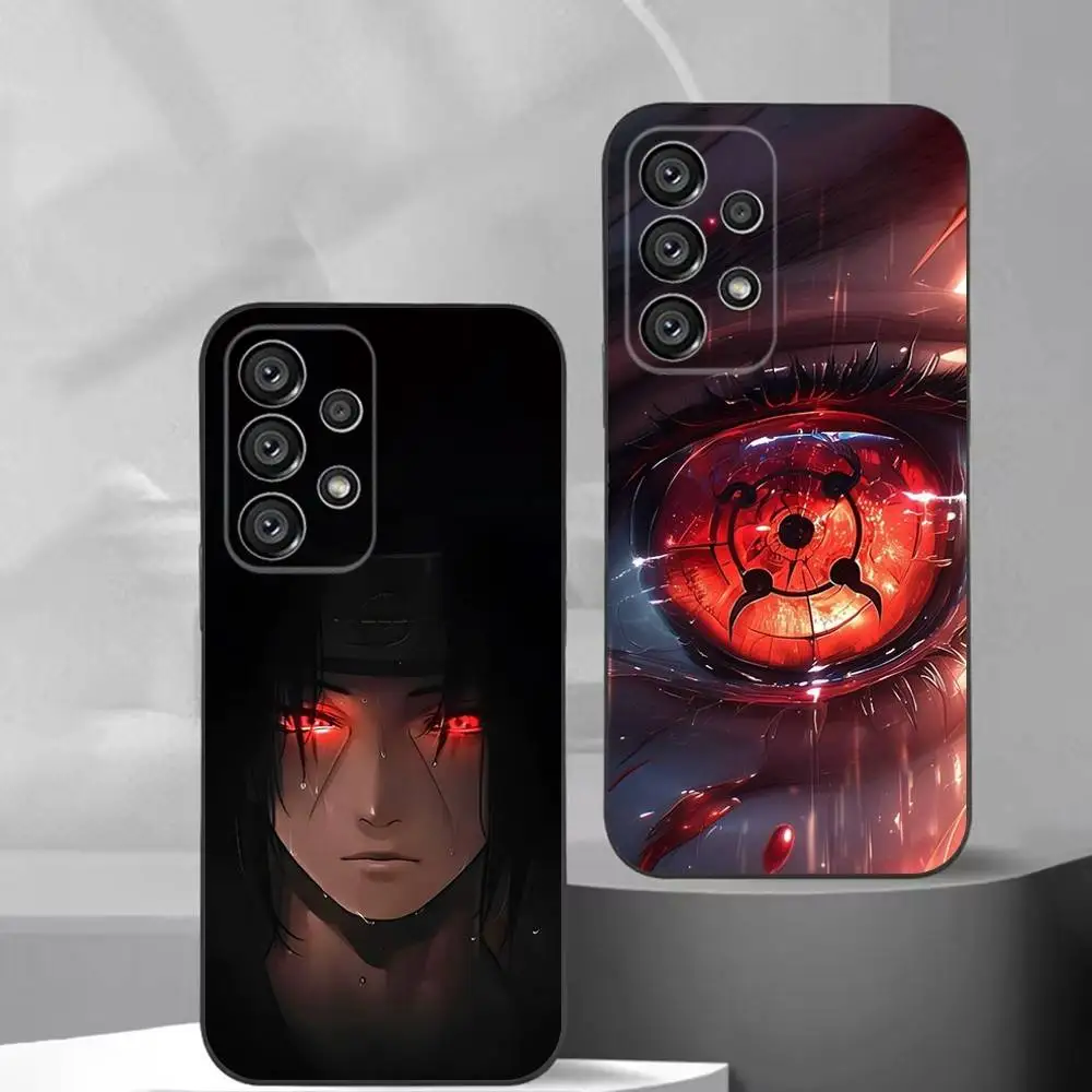 

U-Uchiha-ES Anime I-Itachi Phone Case For Samsung S25,S24,S21,S22,S23,S30,Ultra,S20,Plus,Fe,Lite,Note,10,9,5G Black Cover
