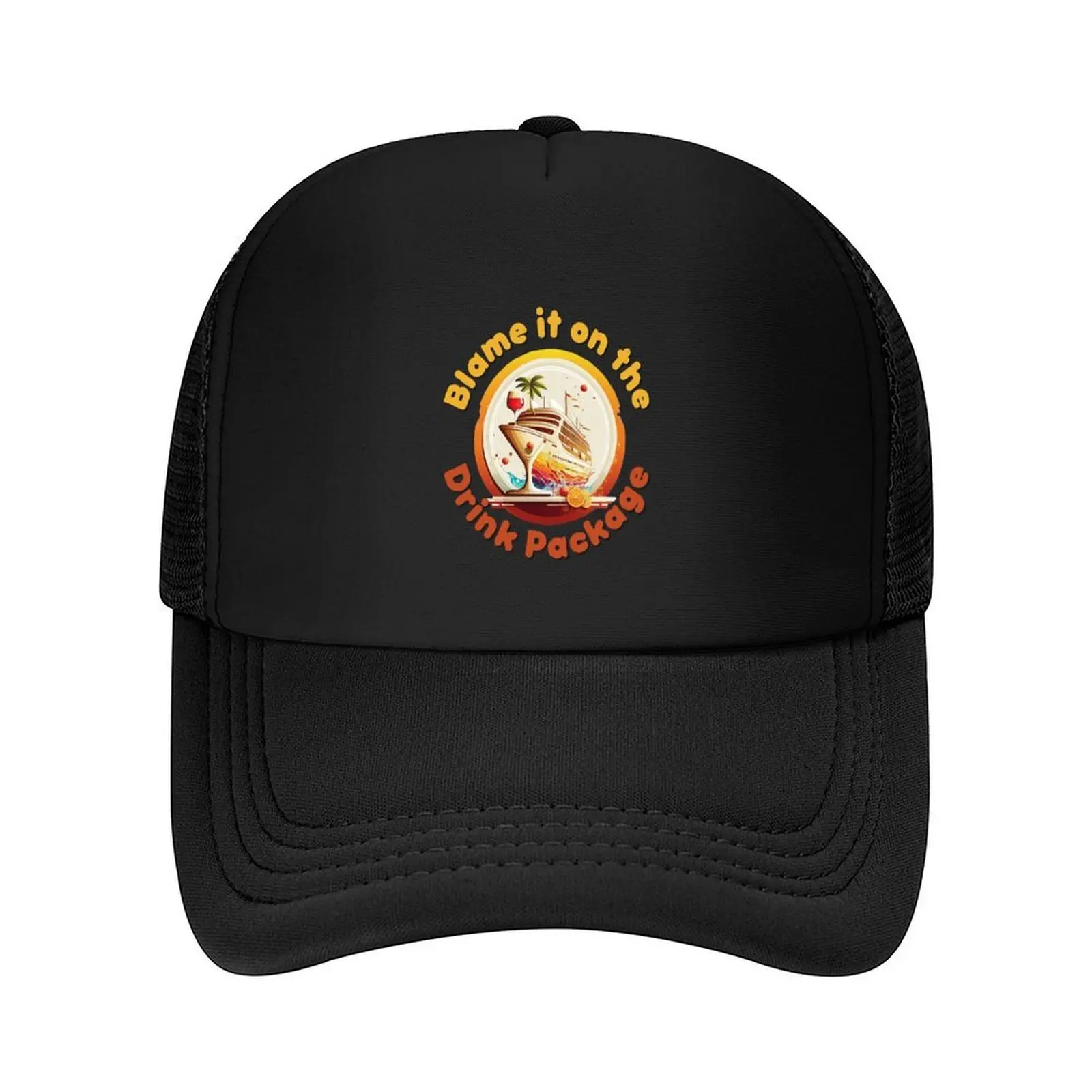 

Blame it on the Drink Package Baseball Cap Beach New Hat Snap Back Hat Luxury man cap Girl Men's
