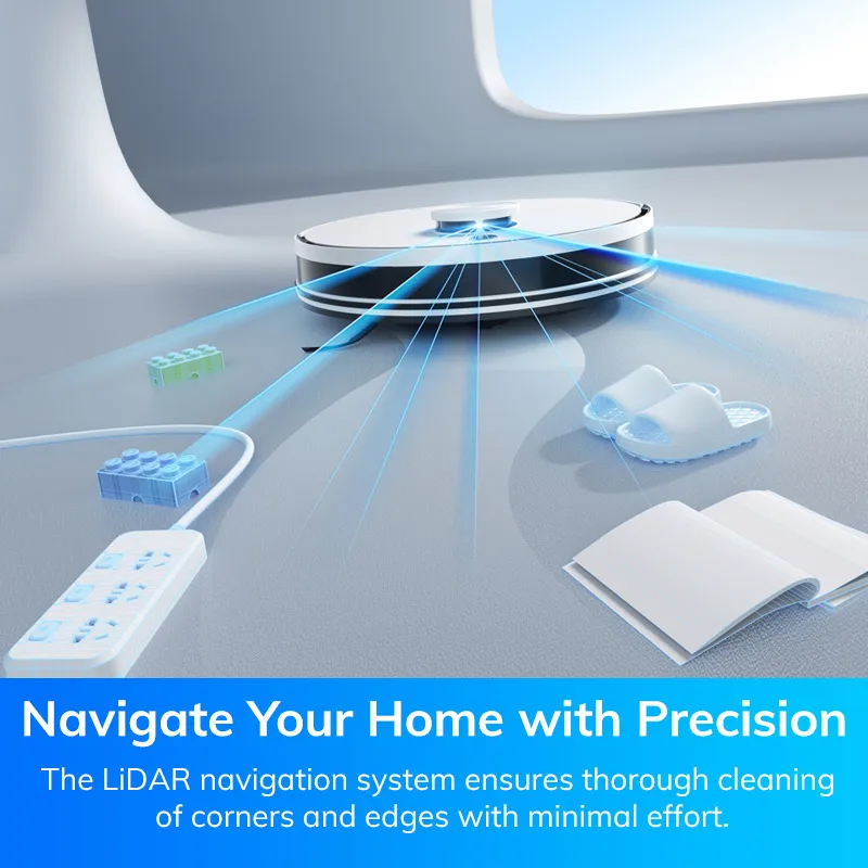 منظف روبوت Ilife a30 برو ، شفط فراغ ، إفراغ ذاتي ، سعة 60 يومًا ، تحكم عن بعد بتطبيق/دقيقة ، وقت تشغيل