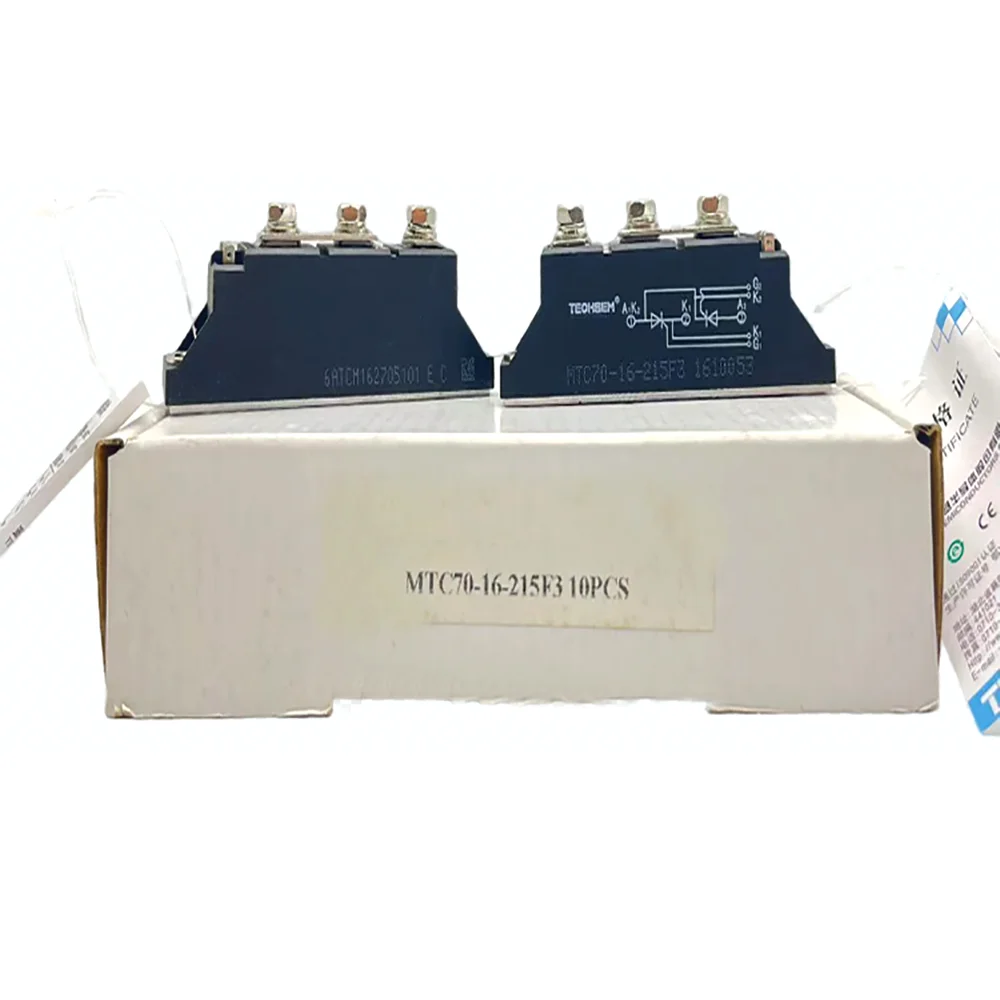 TECHSEM MTC70-16-215F3 MTC70-16 Thyristor Module 100% Brand New & Original MTC70A1600V