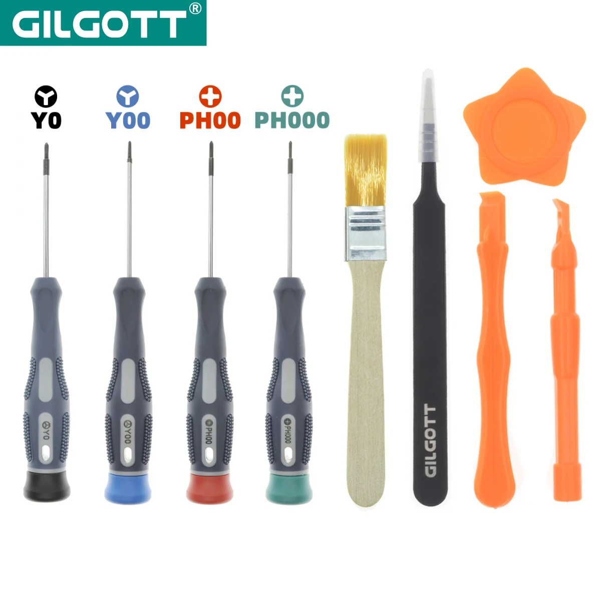 GILGOTT 9PCS in 1 Magnetic Screwdriver Repair Tools Set for Nintendo Switch NS Lite GBM GBA SP DS DSL DSi new 2DS 3DS XL LL WII