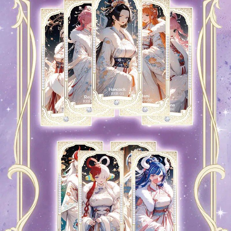 أحدث مجموعة لعام 2025 للبيع بالجملة لثقافة Yaoguang قطعة واحدة من Waifu Boa Yamato Diamond Ticket بطاقة معدنية Nami للتجارة الشعبية