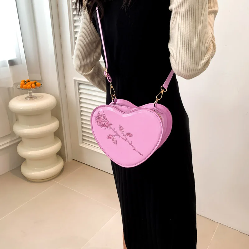 

2023 Fashion Crossbody Bags for Women New Simple Single Shoulder Bag Casual Felt Love Handbag Женская Сумка Women's Handbags