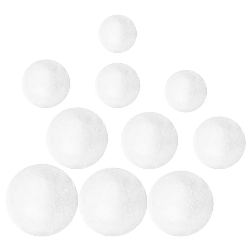 100 قطعة كرات رغوة بيضاء DIY الحرف الزفاف ديكور حفلة مهرجان كرات لوازم الديكور الكرة كرة الزفاف ديكور #5