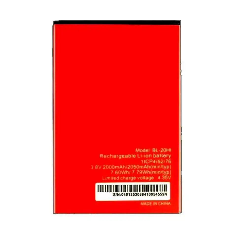 BL-20HI 2050Mah متين لبطارية الهاتف المحمول Itel A16 Plus عالية الكفاءة