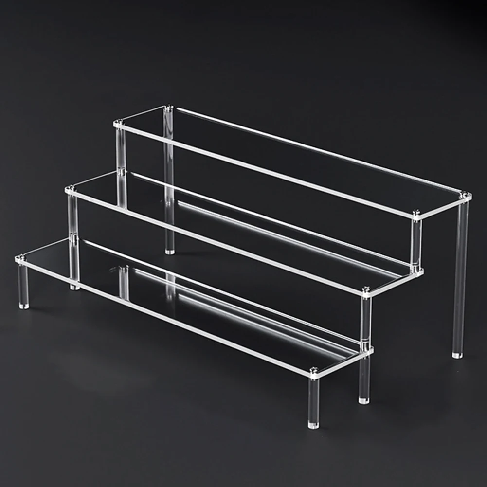 Transparent 25 Layers Acrylic Storage Rack Multi Tier Display Stand for Jewelry Cupcakes and Decorative Pieces