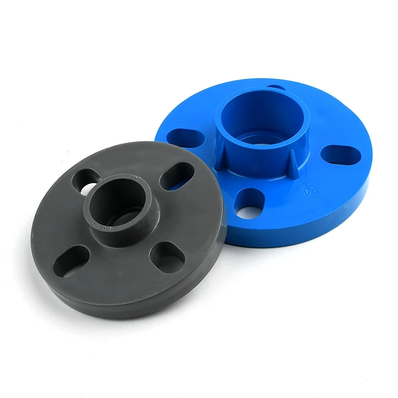 1PC 20~200mm PVC Flange Connector Plastic Water Pipe Equal Quick Joints Garden Irrigation Fittings Irrigation Accessories