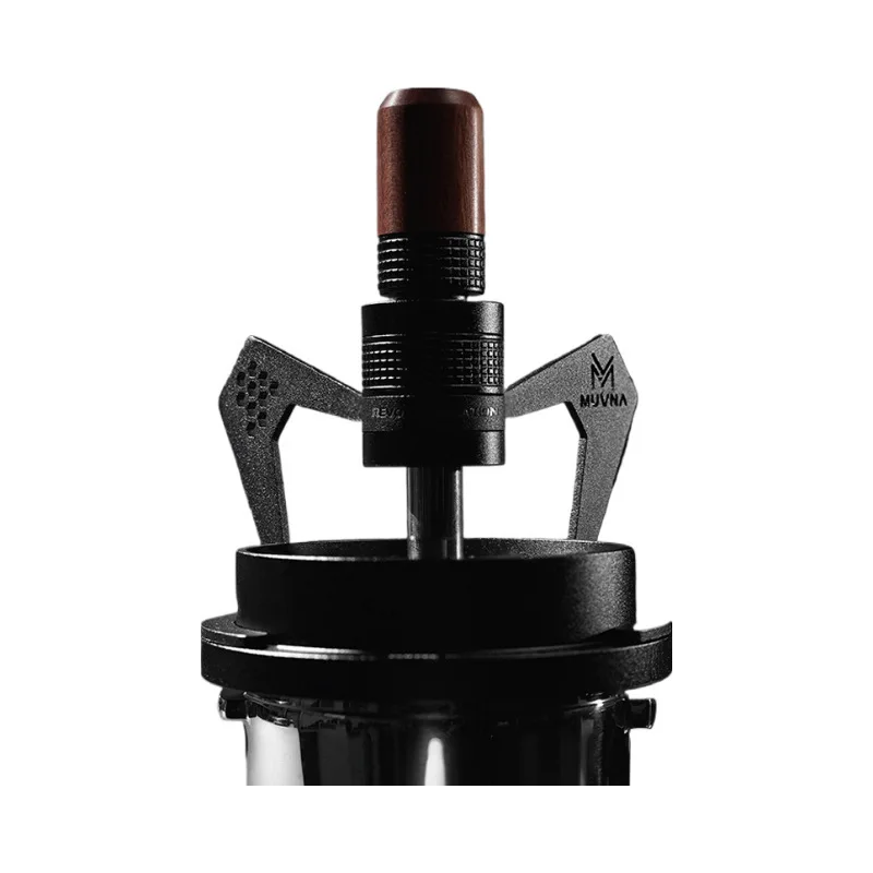 Powder dispenser Espresso Products Set Coffee Tool Set With Rotary WDT Tools Wooden V3 Tamper And Distributor, Three-Piece Suit