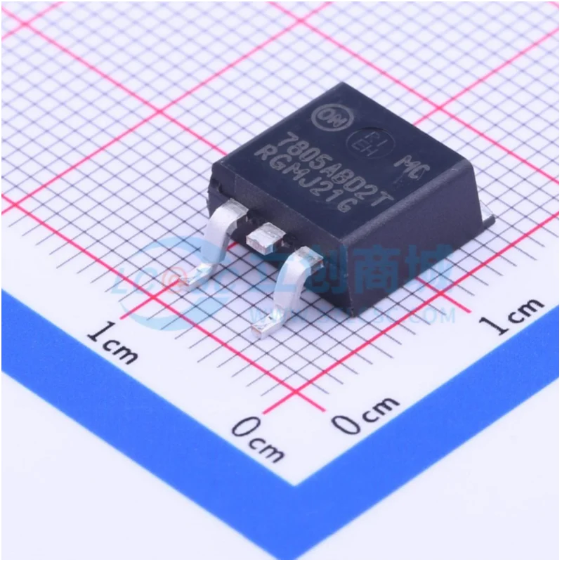 MC7805ABD2TR4G, 7805ABD2T, TO-263, 100% novo e original chip IC, circuito integrado, 1 PC