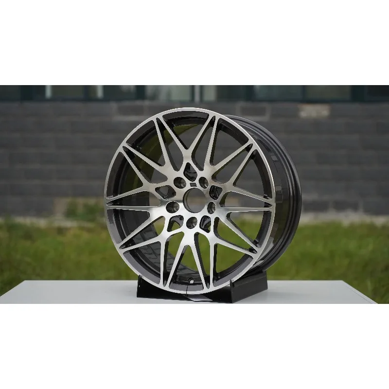 【2026】 New Concave Design Forged Aluminum Alloy Wheels 18 Inch 5x108 Black Finish Multi Spoke Universal Fitment For Audi Bolts