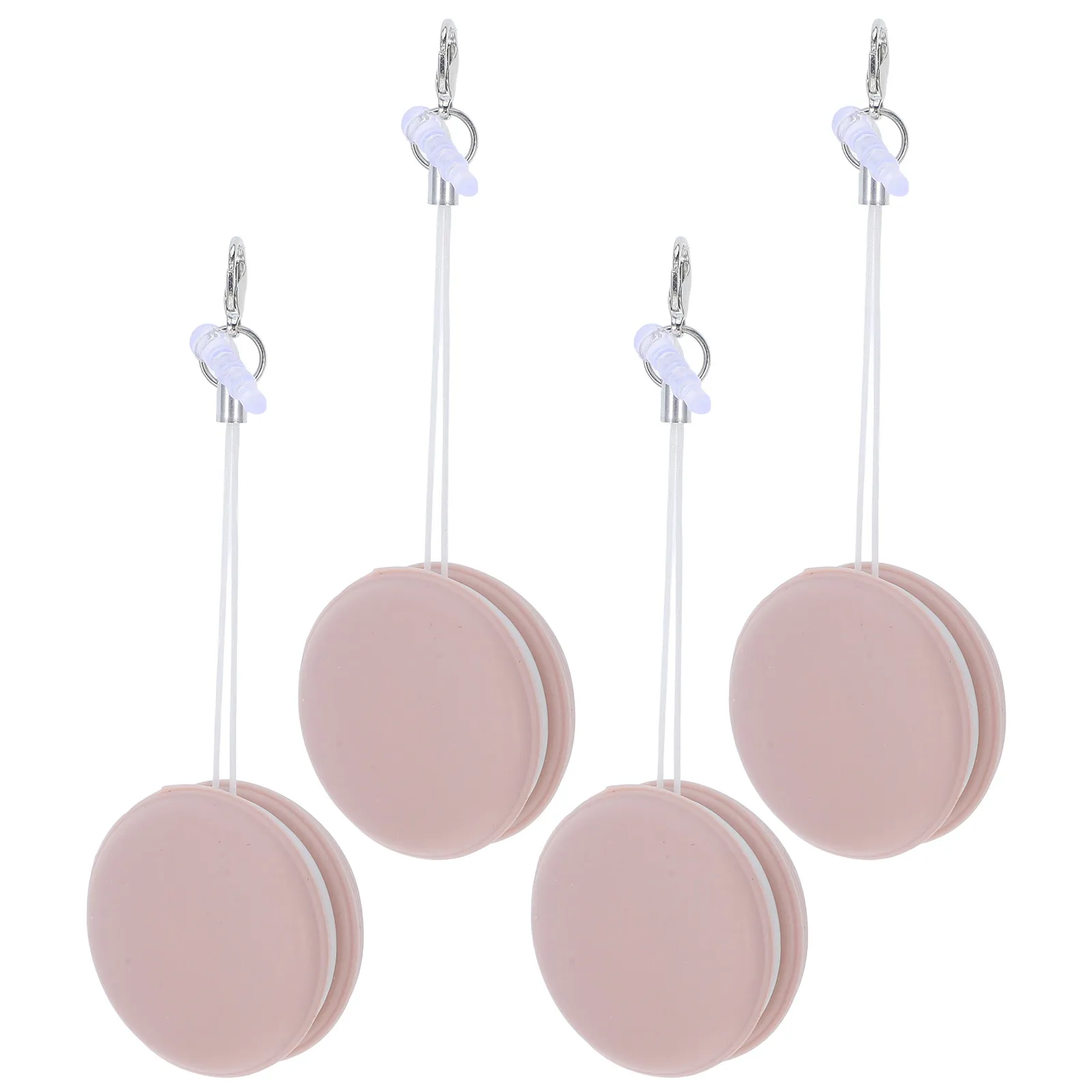 

4 Pcs Screen Cleaner Reusable Cloth for Glasses Lens Wipes Eyeglass Monitor Cleaning Dust Portable Silicone Gel Macarons