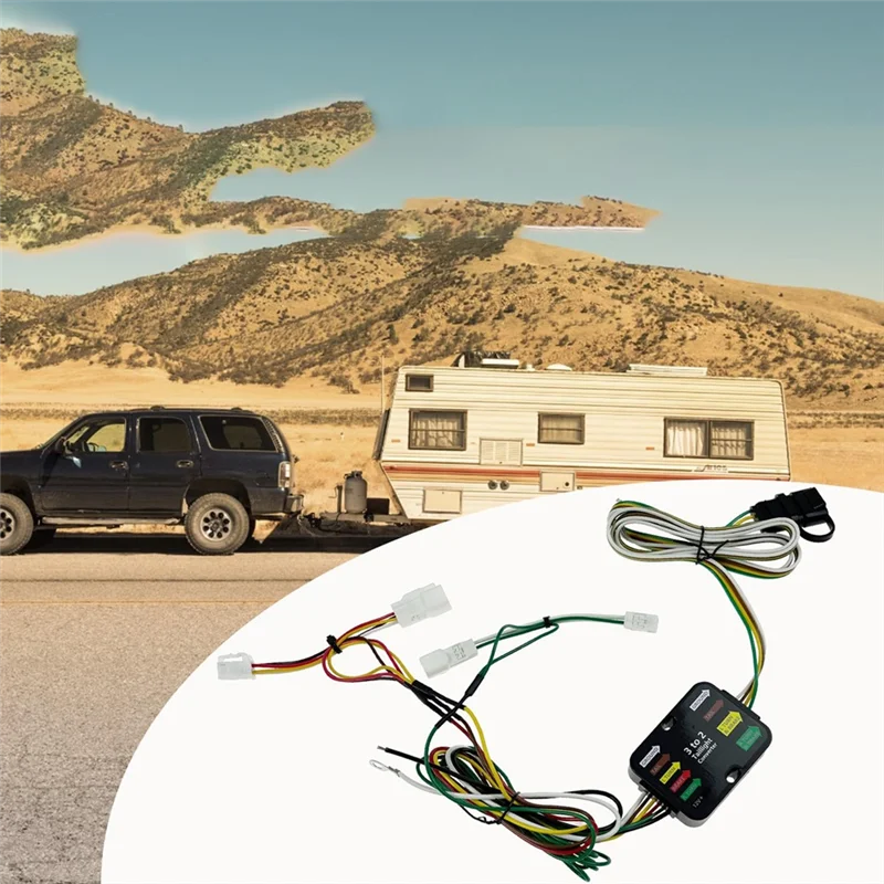 

Durable 4 Way Trailer Wiring Harness 56434 For 2019-2023 RAV4 And 2021-2023 RAV4 Prime, Flat Trailer Light Connector Assembly