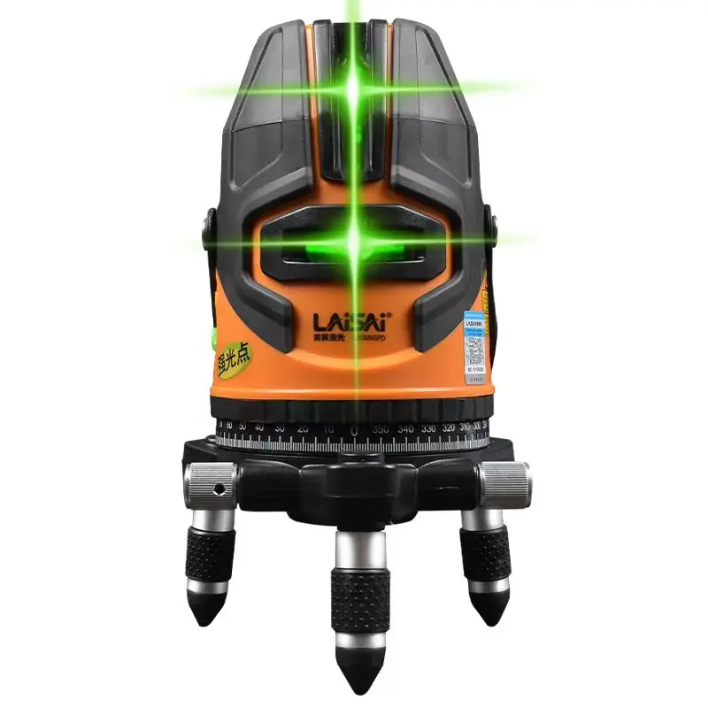 Professional LSG649SPD Green 2/5-line Laser Level 5-line 1 Point Crosshair Laser Level Laser