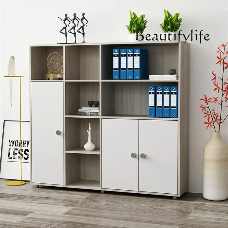 

Bookcase designer high-end fashion new creative simple modern floor locker