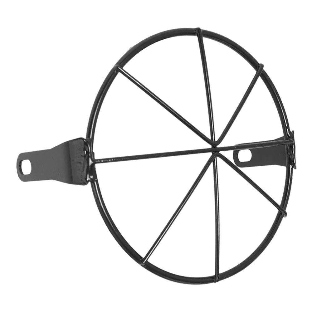 

Black Motorcycle Headlamp Light Cover Protector Headlight Mesh Grill Guard