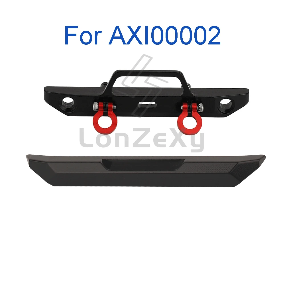 Aluminum Alloy Front Rear Bumper for Axial SCX24 90081 C10 AXI00002 AXI00005 AXI00006 1/24 RC Crawler Car Metal Upgrade Parts