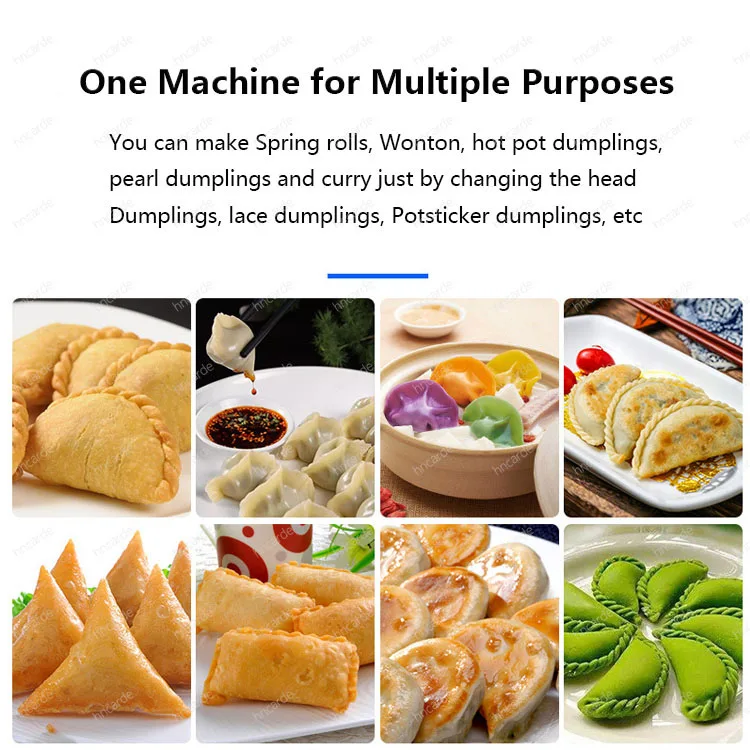 Empanada Machine Automatic Make Samosa Folding Empanadas Big Patty Dumpling Making Machine Pie Forming Perogie Maker Machine