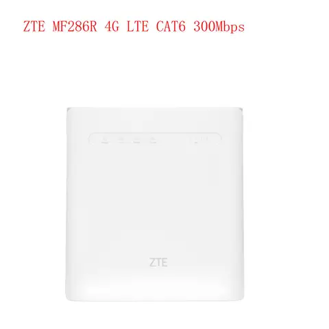ZTE MF286R 4G LTE Router G CPE Routers WiFi Hotspot Router with Sim Card Slot 2pcs antennas CAT6 300Mbps