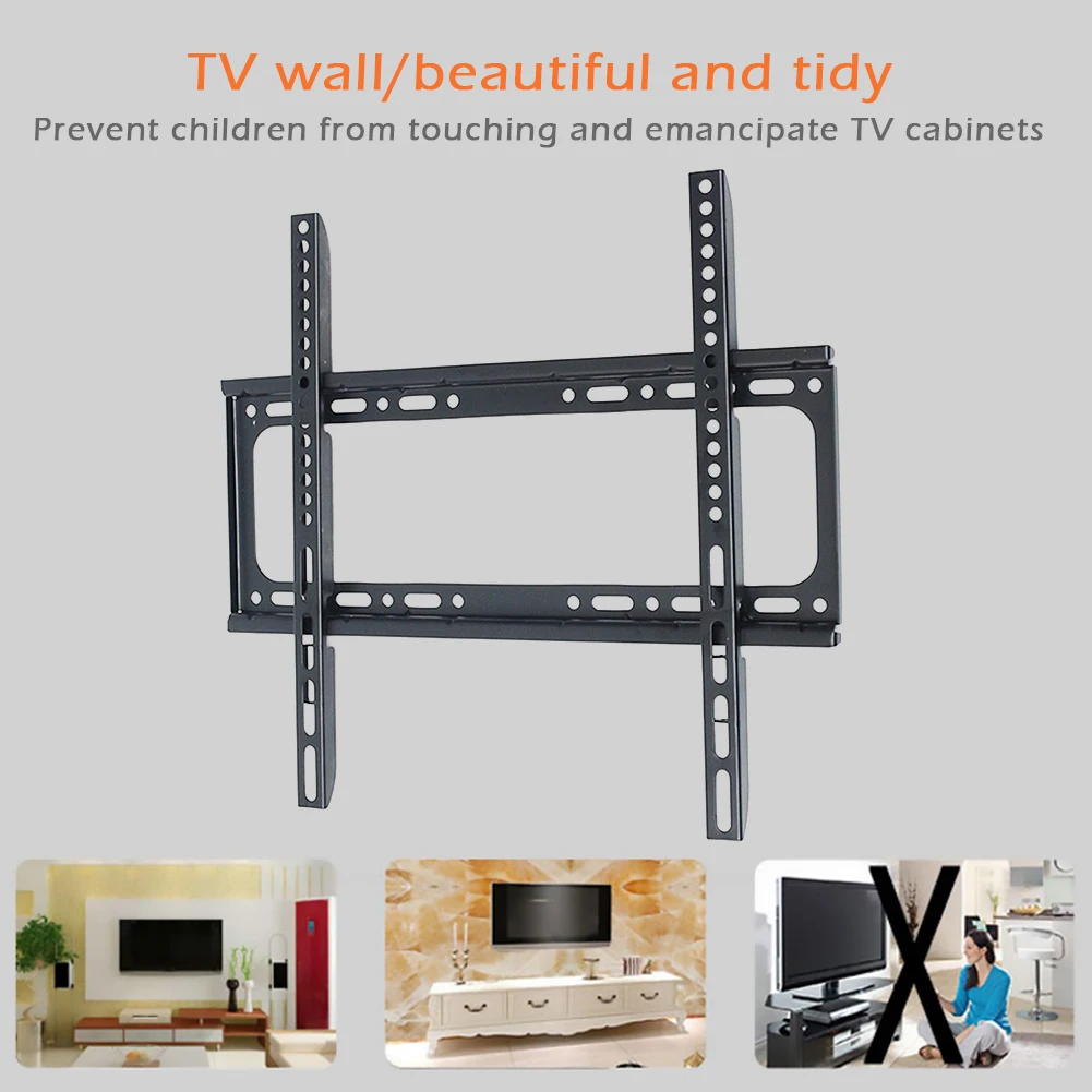 32-65inch TV Frame Mounts Strong Loading Capacity Lcd Led Monitor TV Rack Cold Rolled Steel for Household Television Accessories