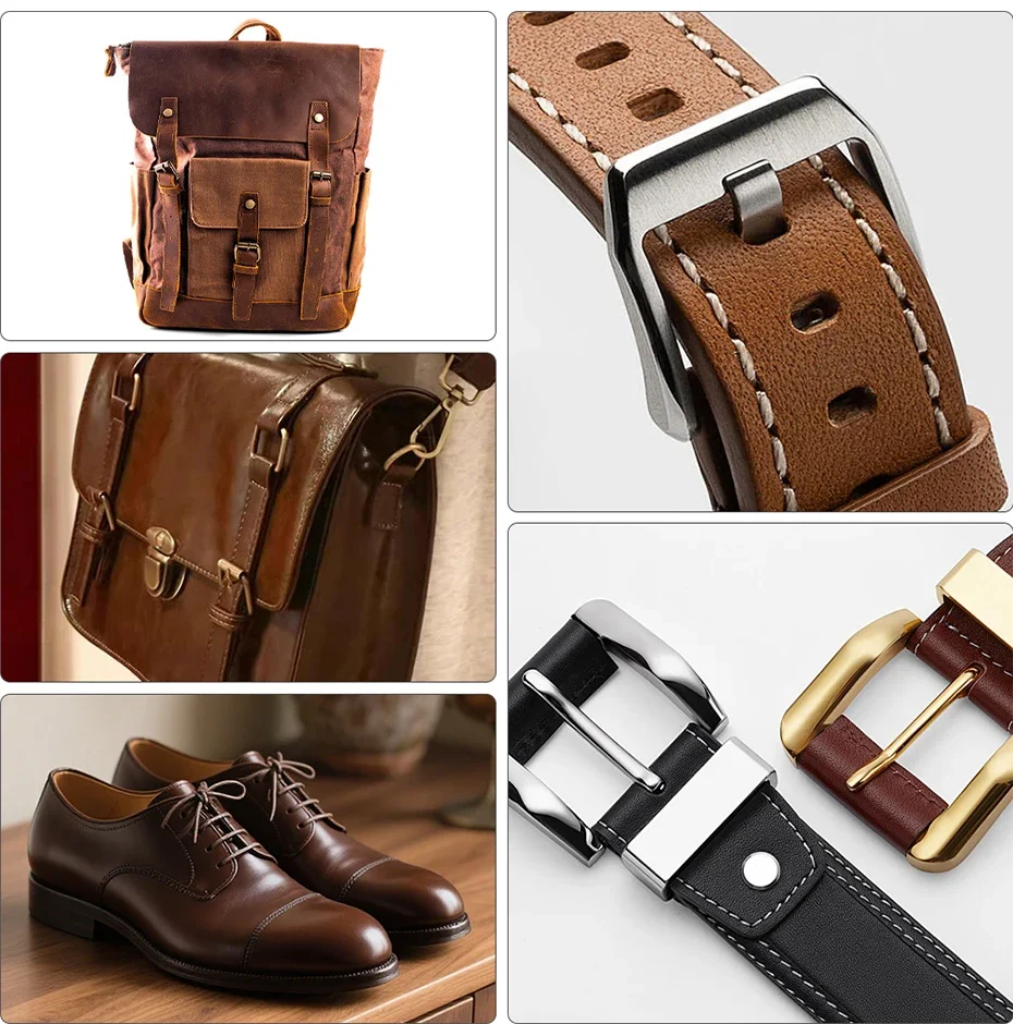 5-teiliges ovales Lederlochstanzer-Set, Edelstahl, 1,5-9 mm, geeignet für DIY-Taschen, Schuhe, Gürtel – robustes Handwerkzeug-Set – Detail 2