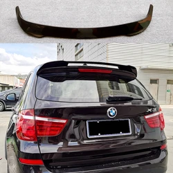 For BMW F25 X3 Spoiler 2011 to 2017 High Quality ABS Black Material Car Rear Wing Trim Primer Color Trunk Lip Spoiler