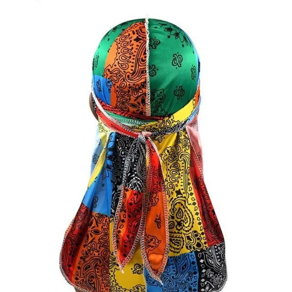 

Sun Protective Tube Breathable Long Tail Pirate Hat Dustproof Solid Color Banded Headscarf Hat Multifunctional Windproof Fishing