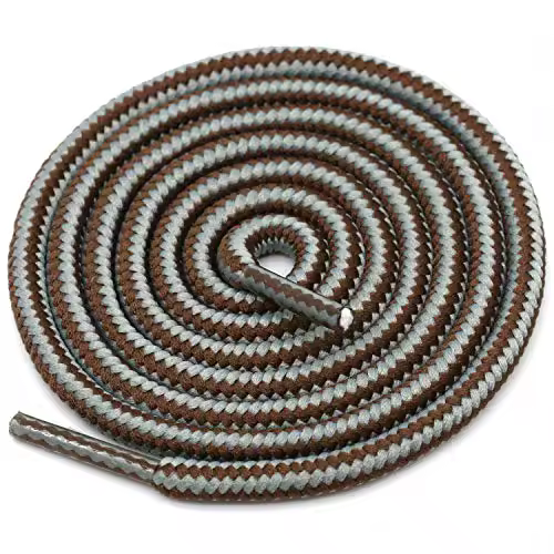 1 Pair 18 Colors Striped Double Color Shoe laces Round Outdoor Sneakers Shoelaces Cotton Boots Shoelace 70CM 90CM 120CM 150CM - Image 18