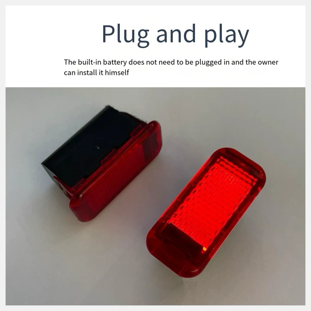 LED door warning lights are applicable to Audi models A3 A4 Q3 Q5 A5 A6 Q7 Q2 Q5 Battery plug-in and play vehicle upgrade parts