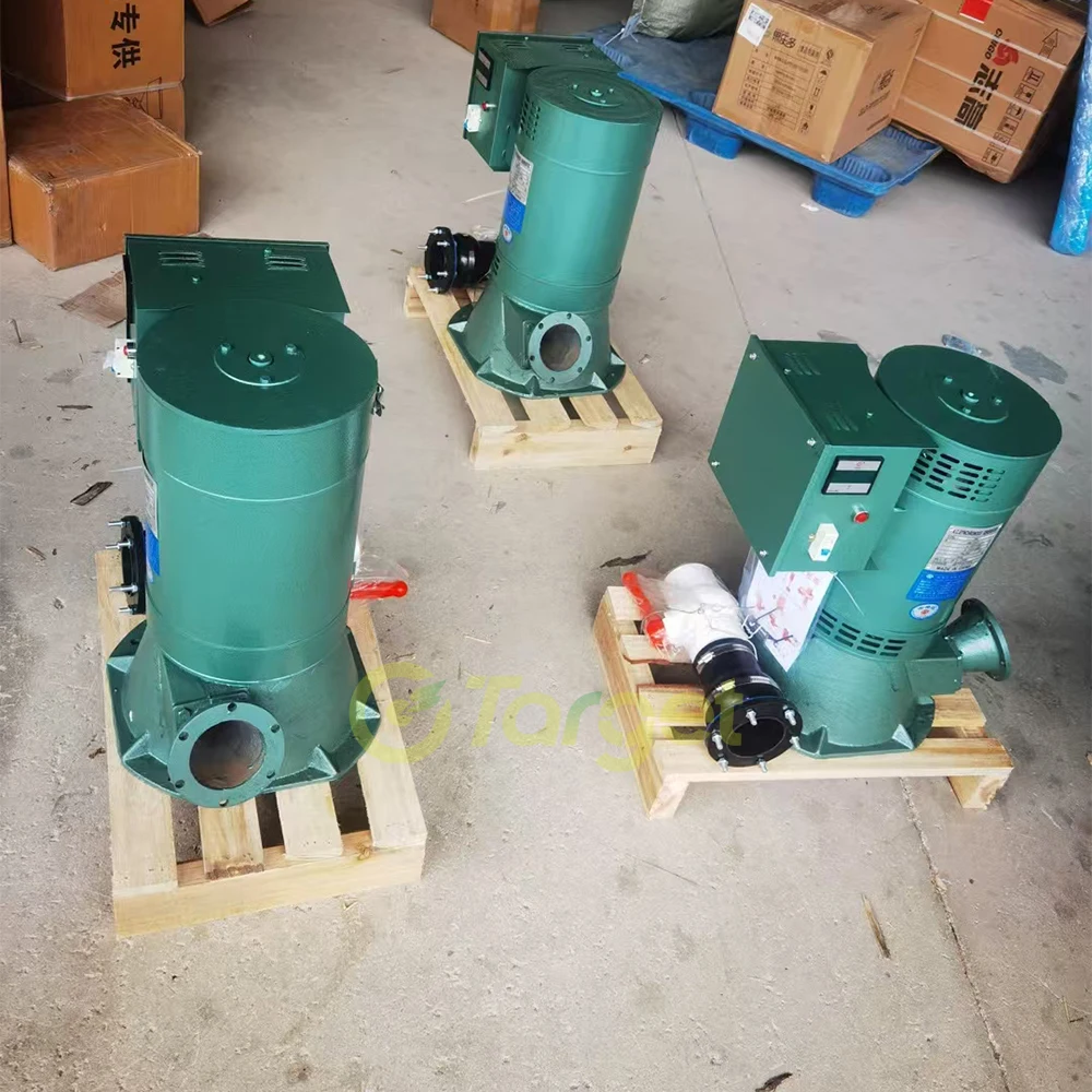 30KW 20KW 10KW 380V Hydro Generator 220V-400V Micro Hydraulic Turbine Water Electromagnet Full Copper Core High Power Household