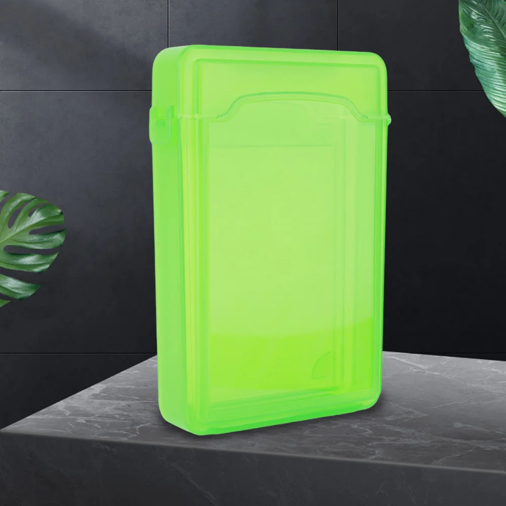 3.5 Inch IDE SATA HDD Hard Drive Disk Storage Box Case Cover Shockproof Plastic HDD Caddy Case HDD Case Shell HDD Enclosure Case