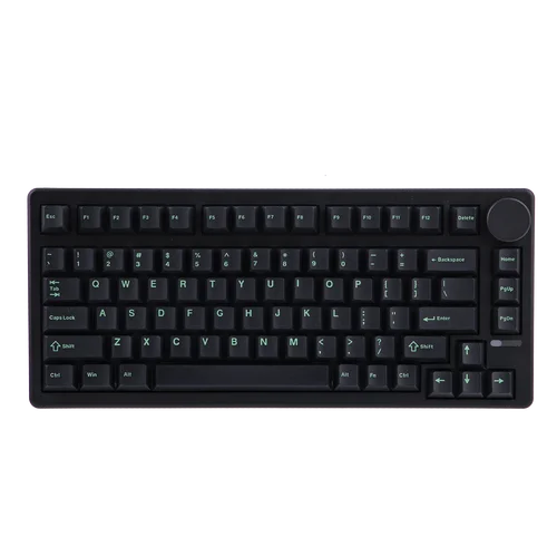 EPOMAKER QK81 75% VIA Teclado mecánico inalámbrico para jugar con cable/2,4 GHZ/Bluetooth montado en junta intercambiable en caliente con retroiluminación RGB