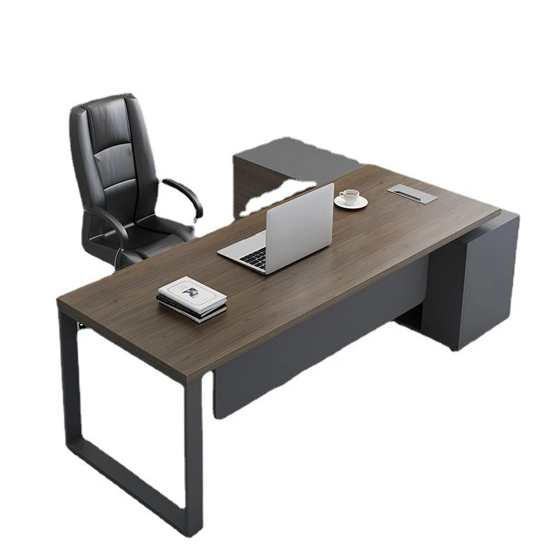 Supervisor Manager Simple Furniture Computer Large Boss Finance Single Office Desk and Chair Combination