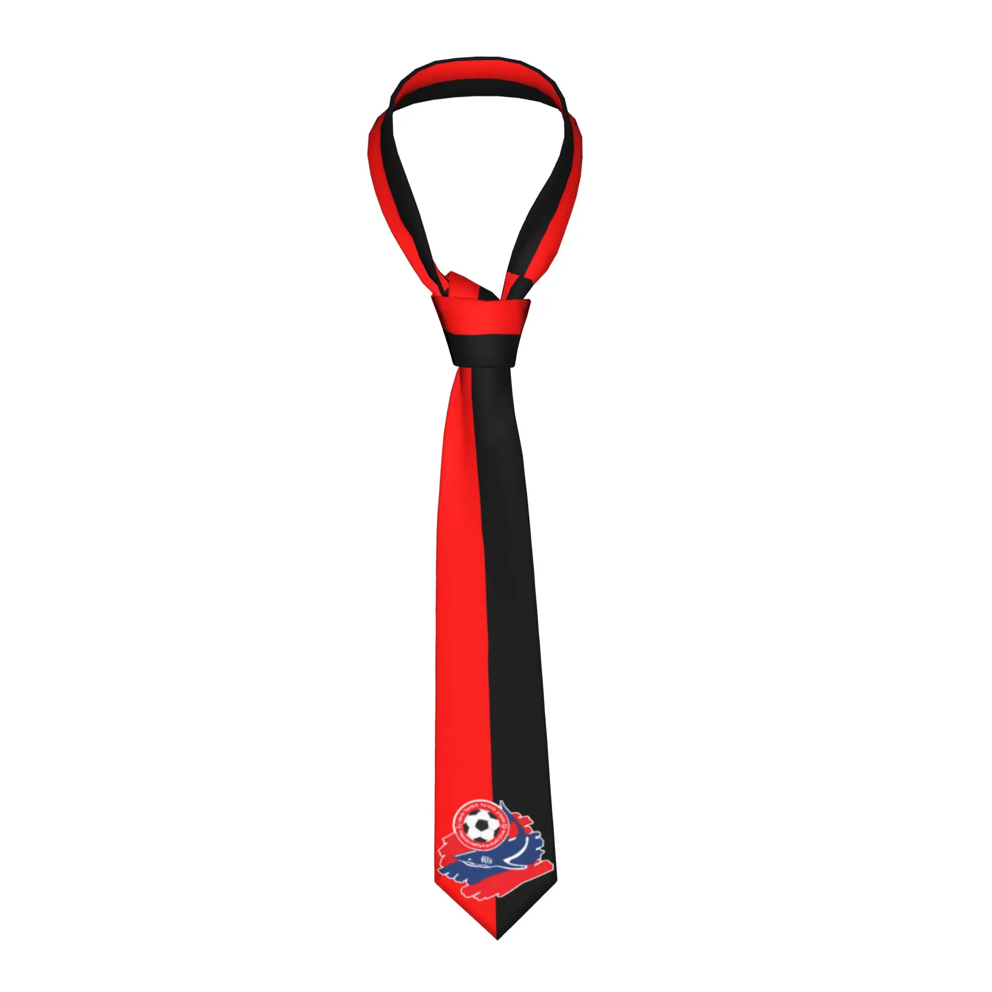 Israel Soccer Hapoel Haifa Football Club  Ties Men Classic  Silk Wedding Neckties