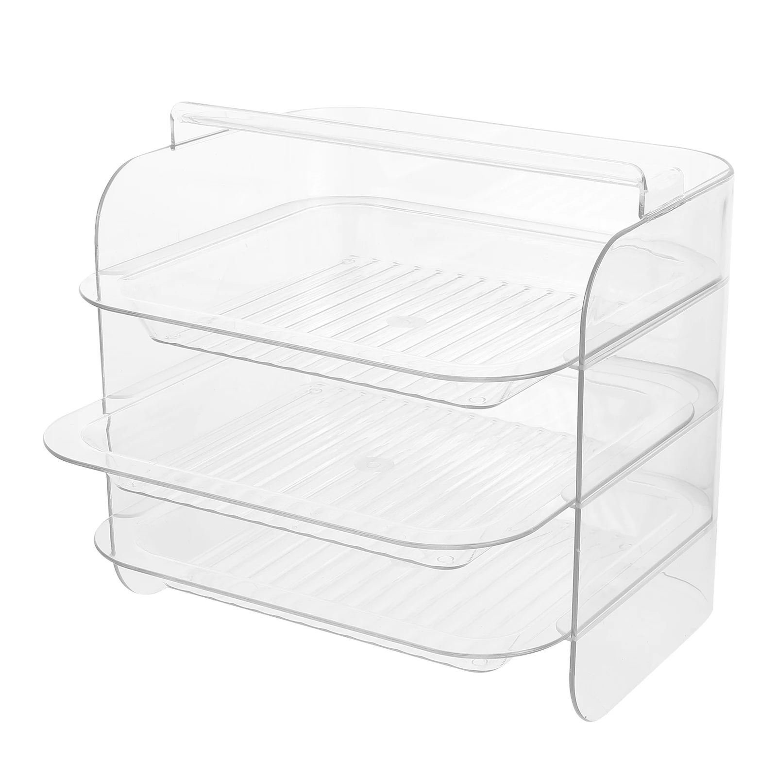 

Plastic Hotpot Food Rack Large Capacity Multi Layer Design Compact Size Odor Preventing Storage Solution Vegetable ganizer