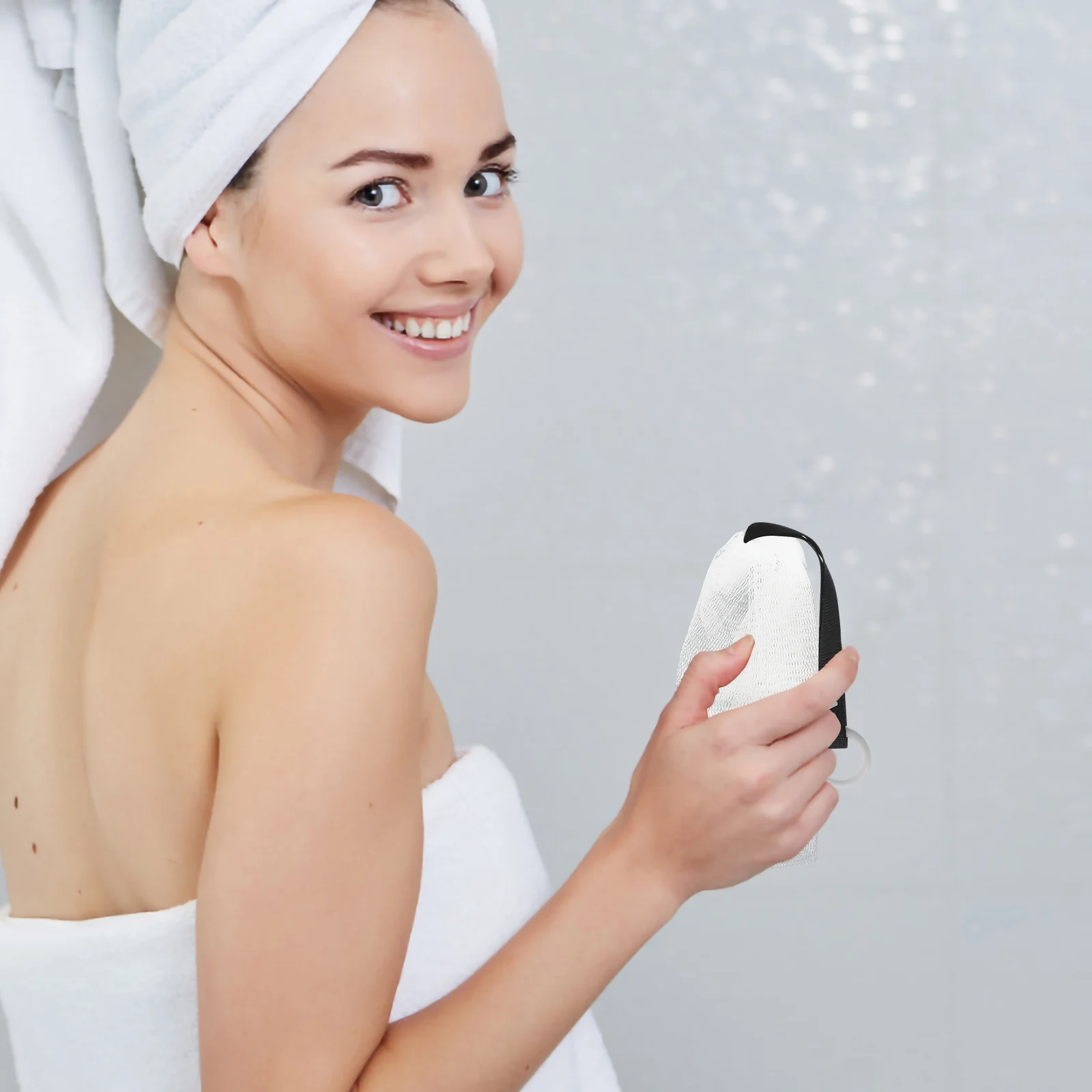 

20Pcs Double-Layer Mesh Soap Bags Colorful Portable Bathing Supplies for Travel Skin Health Bubbles Maker Soap Pouches