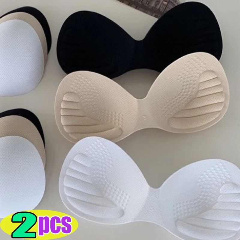 

1/2pcs Thicken Sponge Bra Pads Sexy Breast Insert Push Up Bra Enhancer Swimsuit Bikini Pad Removeable Foam Chest Intimates Women