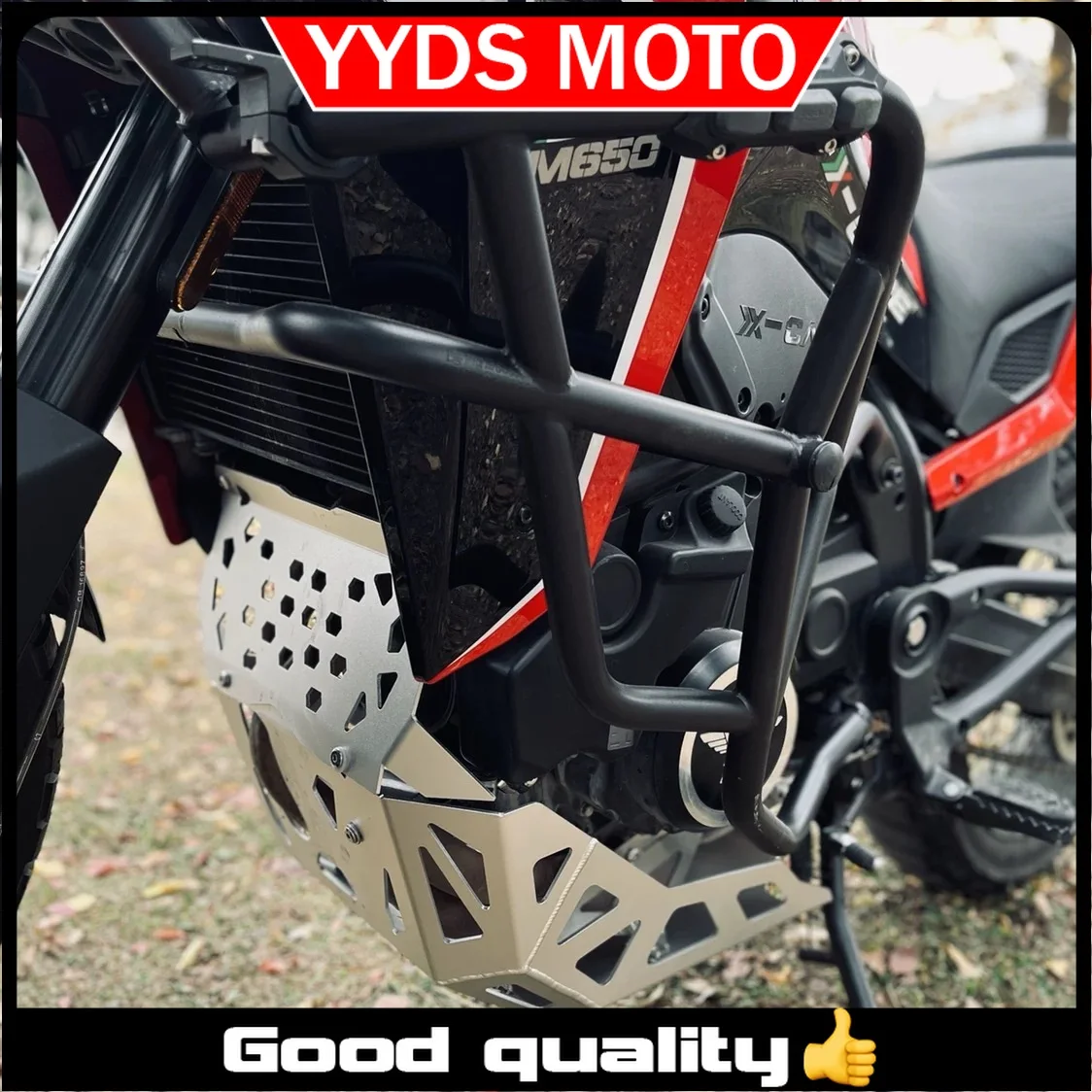 【Good quality】For Morini X-Cape 650 engine guard, protective cover, Cape-X 650 heat shield, engine heat shield, Cape 650-X