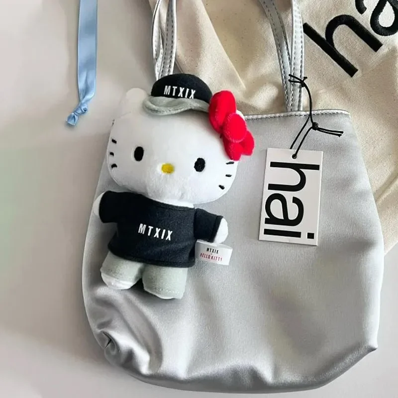 New Cartoon Sanrio Hello Kitty Princess Dark Elegant Bag Hanging Plush Doll Satchel Trinkets Holiday Gift Toys