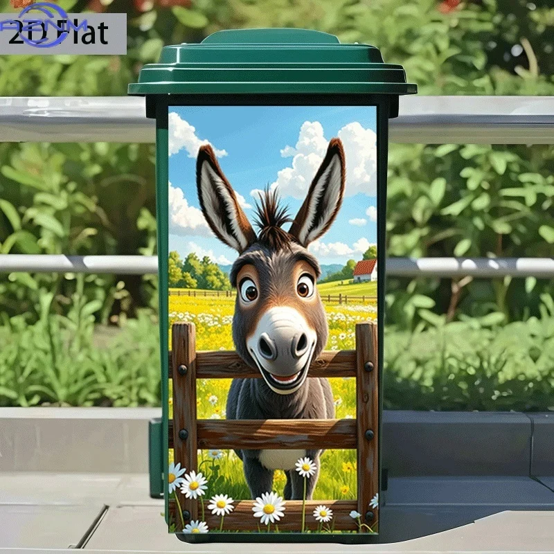 DIY Household Trash Can Renew 2D Print Decal Stand‑out Graphic Ornament