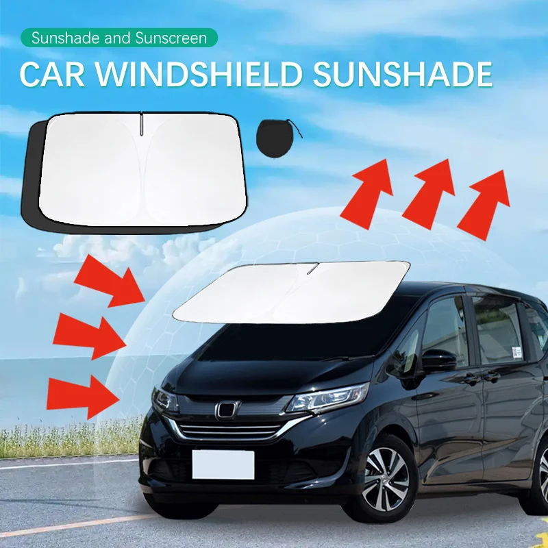 

Car Sun Visor For Honda Freed gb3 gb7 gb8 Front Windshield Sunshade Heat Insulation Summer Cooling Auto Accessories