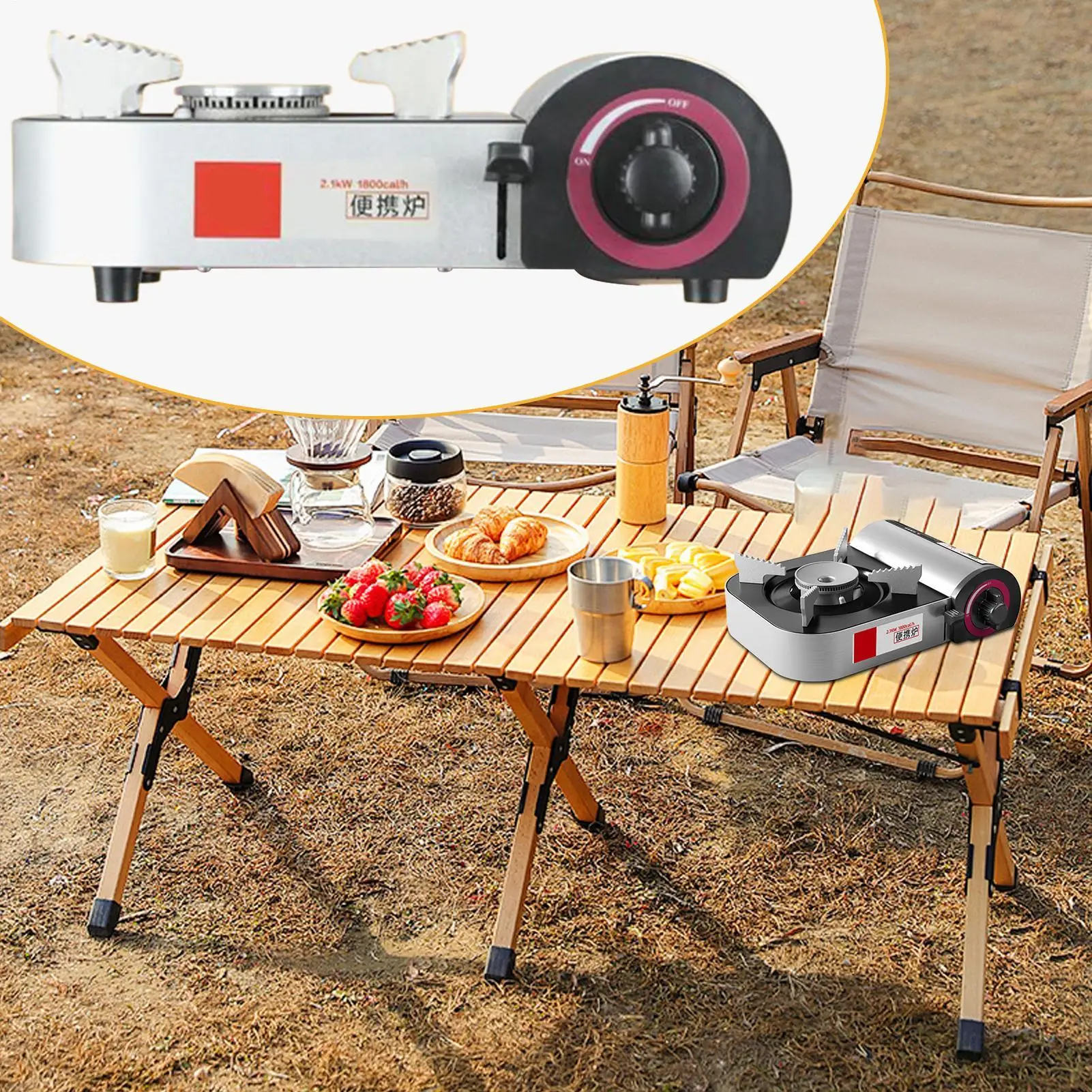 Réchaud de Camping Portable 21 - Camping Cooking Gas Stove Portable Tool avis et prix